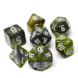RPG Dice Set (7) - Green Flow