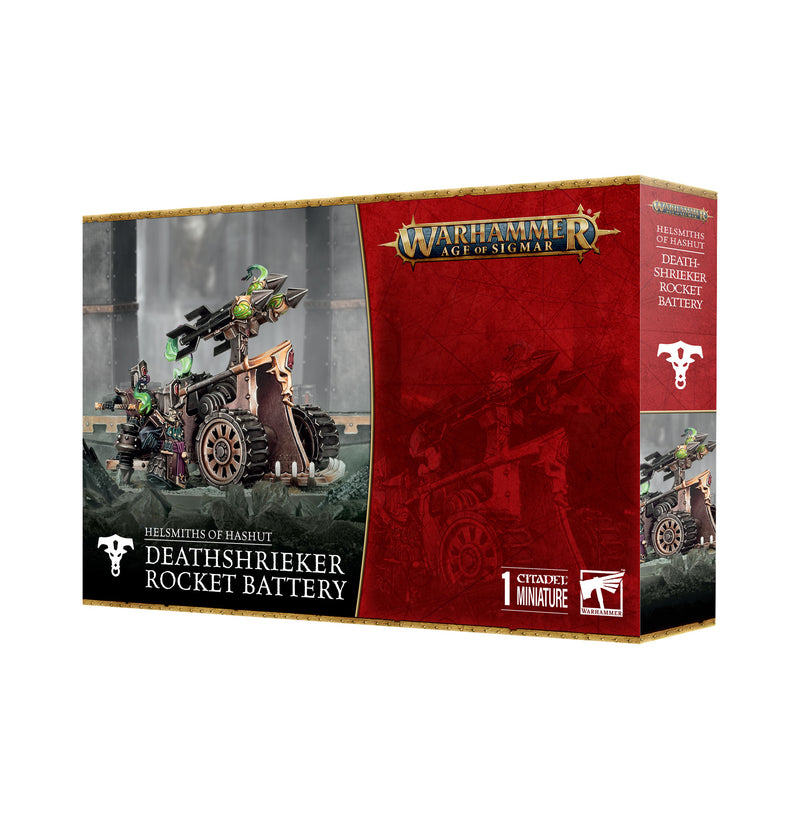 Helsmiths of Hashut: Deathshrieker Rocket Battery Preorder (Available 11/01)