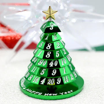Hymgho Metal Christmas Tree Dice - Green