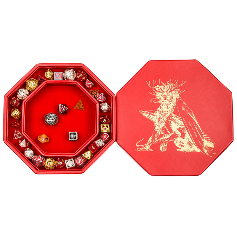 Hymgho Hero's Hoard Dice Tray & Keeper - Royal Dragon