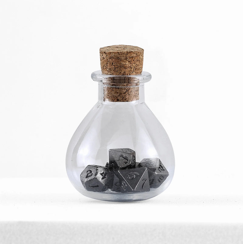 Hymgho Unseelie Mini Dice Set - Gunmetal