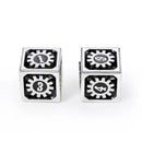 Hymgho Cogcraft Fidget 2x D6 - Diesel - Black/Silver