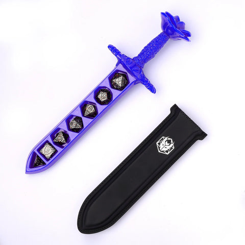 Hymgo Rose Dagger Dice Case - Blue