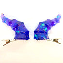 Hymgho: Draconic Adornments Hair Clips - Purple
