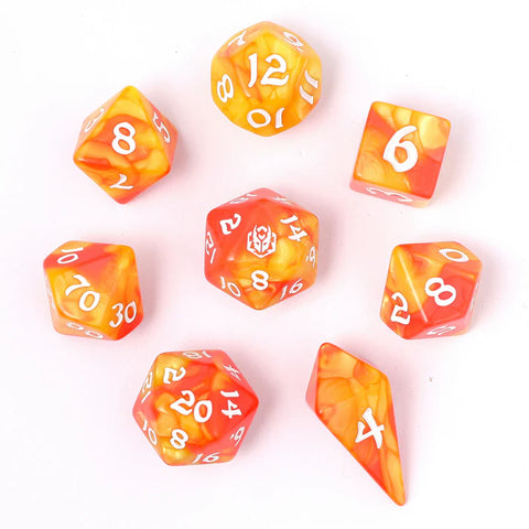 Hymgho 8pc RPG Dice Set: Fae Candy