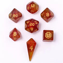 Hymgho 7pc Mini RPG Dice Set: Phoenix Feather
