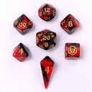 Hymgho 7pc Mini RPG Dice Set: Blood Pact