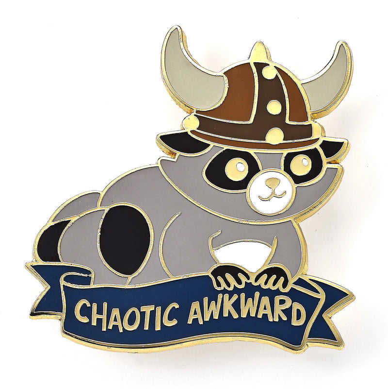 Hymgho Alternative Alignments Pin - Chaotic Awkward - Raccoon