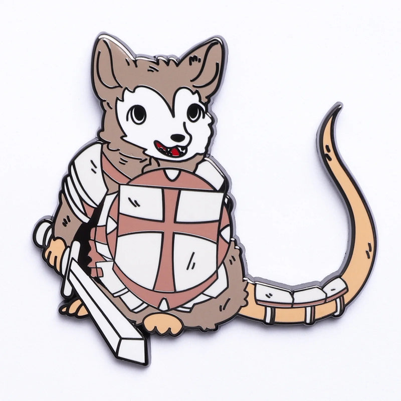Hymgho Quest's Reward Pin - Victor Silverfur - Opossum Fighter
