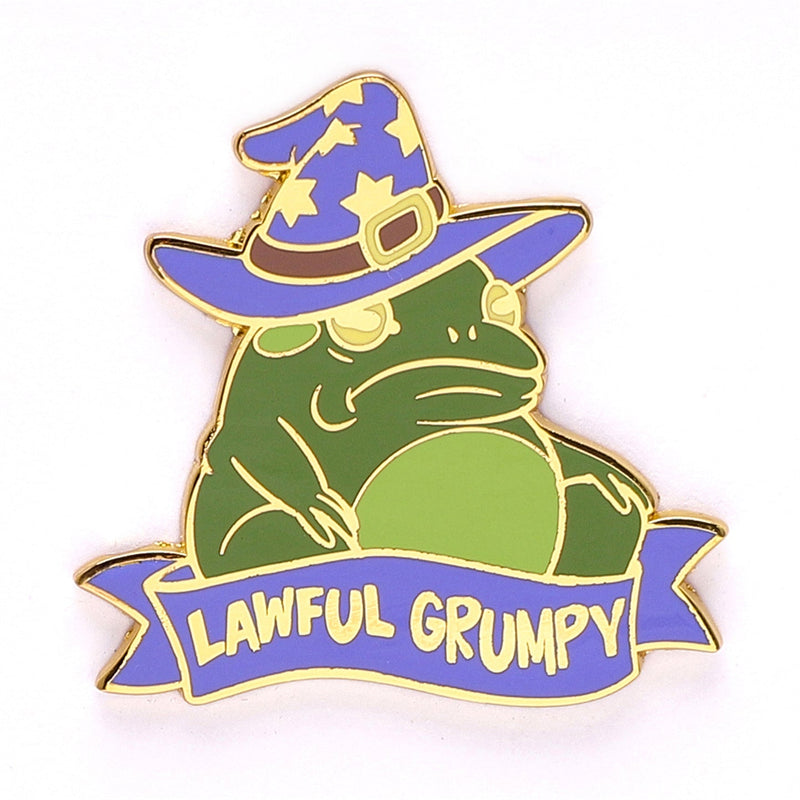 Hymgho Alternative Alignments Pin - Lawful Grumpy