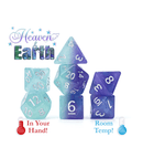 RPG 7 Dice Set: Chromomancy Dice - 'Heaven & Earth'