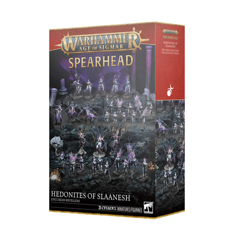 Hedonites of Slaanesh: Spearhead - Epicurean Revellers Preorder (Available 07/04)
