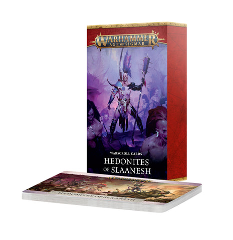 Warscroll Cards: Hedonites of Slaanesh 4E Preorder (Available 07/04)