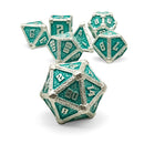 Hydrascale Metal Dice (7) - Jeweled Horror
