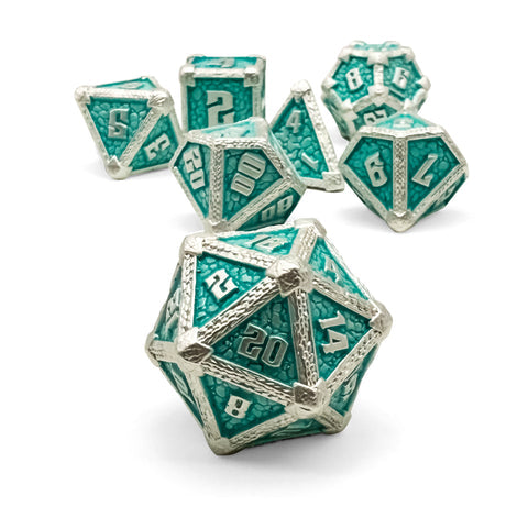 Hydrascale Metal Dice (7) - Jeweled Horror