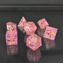 Dungeon Master Direct: Gemstone Dice Set (7pc) - Pink Stormglass