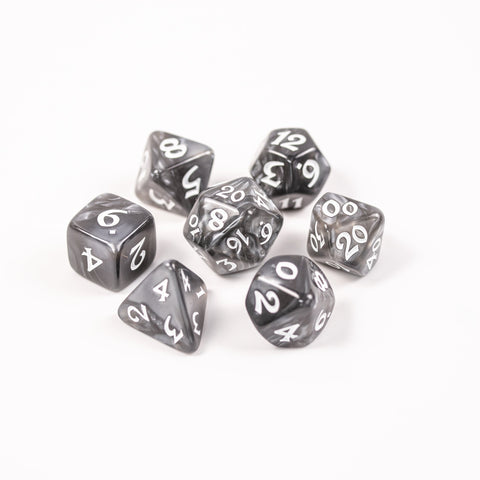 RPG Dice Set (7) - Elessia Essentials Gray