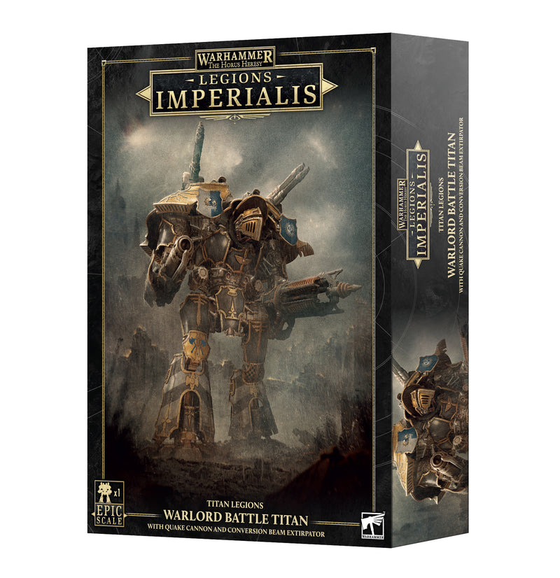 Legions Imperialis: Warlord Titan with Quake Cannon & Conversion Beam Extripator Preorder (Available 08/01)