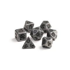 Die Hard Dice: 7 piece RPG Set - Lumina Carbon Knight