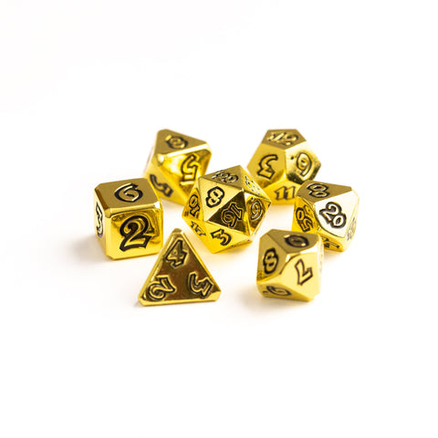 Metal RPG Dice Set (7) - Lumina Diplomat