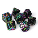 Metal RPG Dice Set (7) - Dark Nexus Hexbreaker