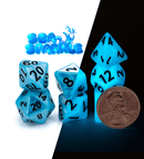 Mini Dice: Sea Sparkle - Radiant (GID)