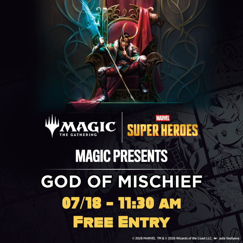 07/18 Magic Presents: God of Mischief Ticket