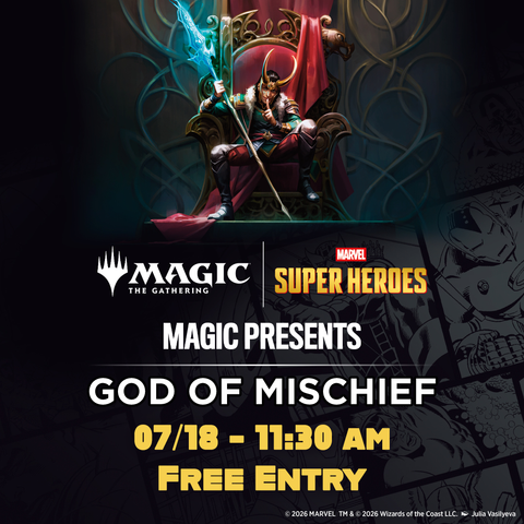07/18 Magic Presents: God of Mischief Ticket
