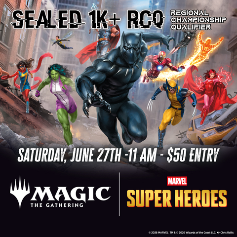 06/27 Marvel Super Heroes Sealed 1k+ RCQ Ticket