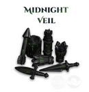 Polyhero Ranger 8 Dice Set in Midnight Veil