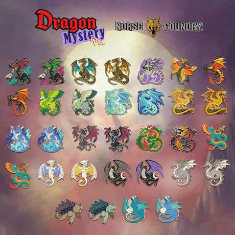 Norse Foundry: Mystery Dragon Pin