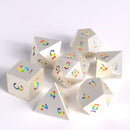 Die Hard Dice 7pc RPG Set - Bright Rainbow