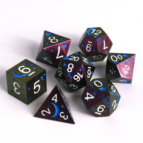 Die Hard Dice 7pc RPG Set - Nightsky Iridescent