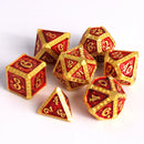 Die Hard Dice: 7pc RPG Set - Imperium Gold w/ Red