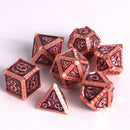 Die Hard Dice: 7pc RPG Set - Imperium Copper w/ Purple