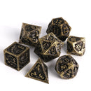 Die Hard Dice: 7pc RPG Set - Dragon Eye Battleworn Gold