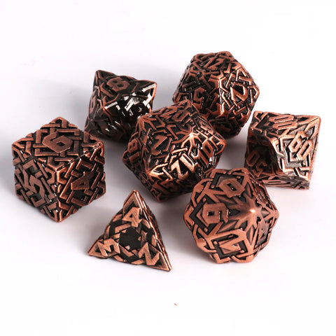 Die Hard Dice: 7pc RPG Set - Runeweaver Copper