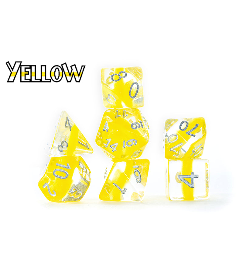 RPG 7 Dice Set: Neutron Dice - 'Yellow'