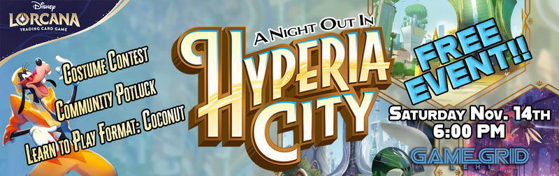 11/14 A Night Out In Hyperia City Event
