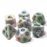 RPG Dice Set (7) - Silver Linings