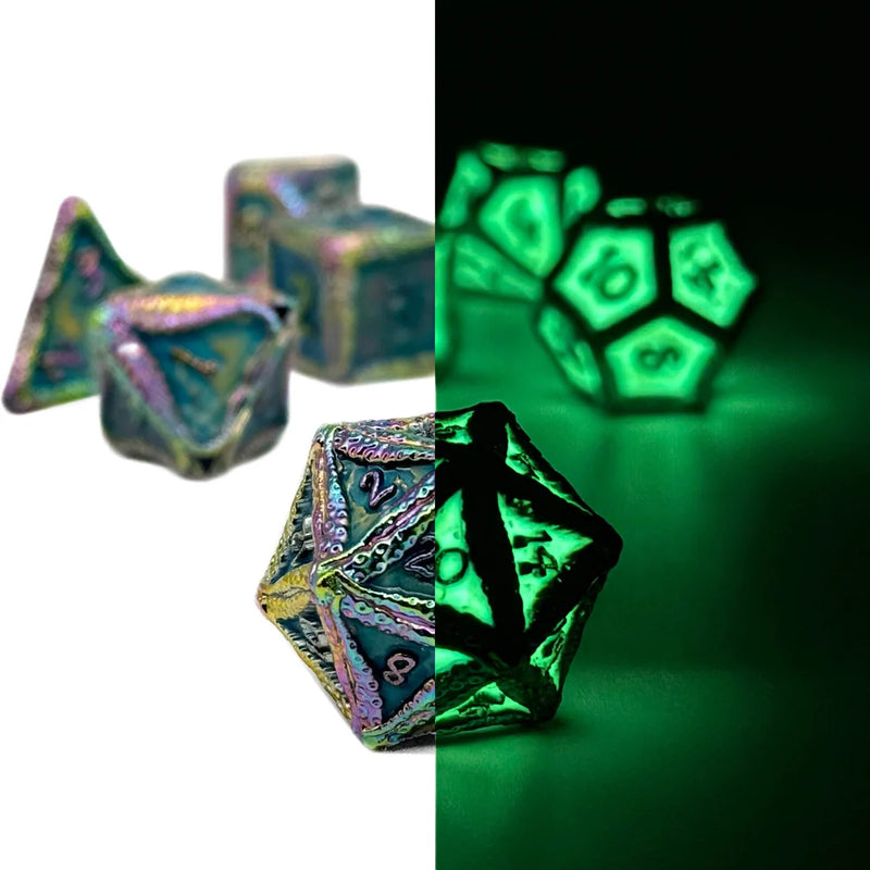 Norse Foundry: Pirate Dice - Secret Stash 7 Piece RPG set Alloy Metal Dice