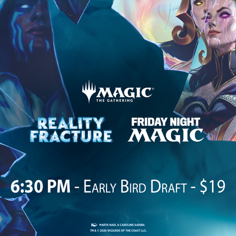 10/02 Friday 6:30pm Early Bird Draft! Ticket