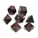 Norse Foundry 7 Piece Metal RPG Set - Rust Monster
