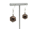 Norse Foundry: Dice Earrings - Rust Monster