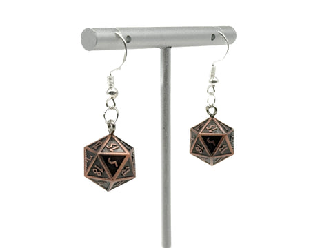 Norse Foundry: Dice Earrings - Rust Monster
