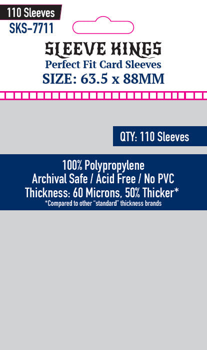 63.5mm x 88mm Perfect Fit - Sleeve Kings