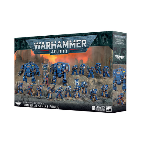 Space Marines: Iron Halo Strike Force Preorder (Available 11/29) [LIMIT 1 PER PERSON]