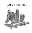 Polyhero Ranger 8 Dice Set in Silverwing