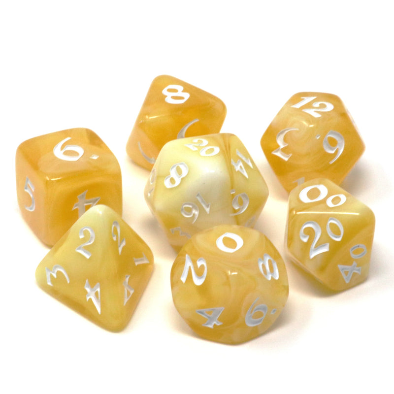 RPG Dice Set (7) - Elessia Divine Daybreak