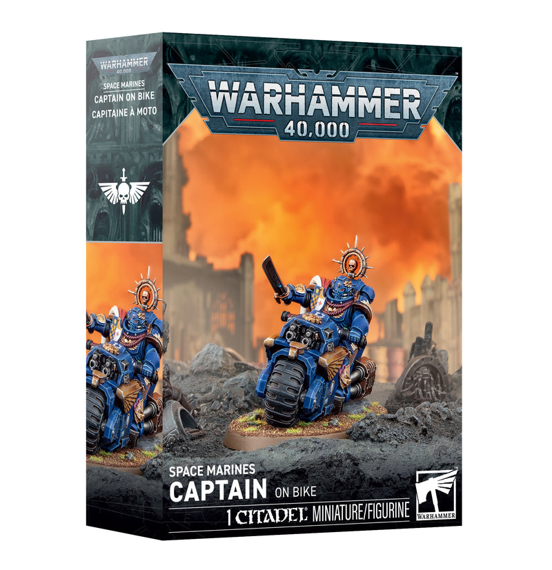 Space Marines: Captain on Bike Preorder (Available 10/03)